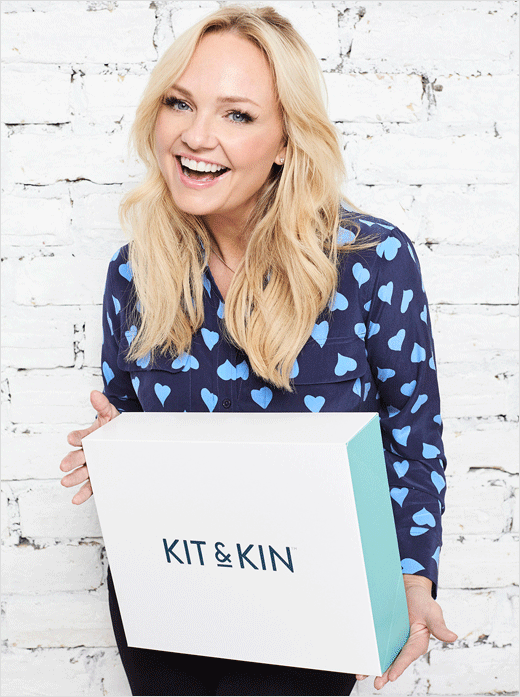 清新風(fēng)格 Kit & Kin 環(huán)保型母嬰品牌嬰兒尿布拉拉褲logo設(shè)計包裝設(shè)計