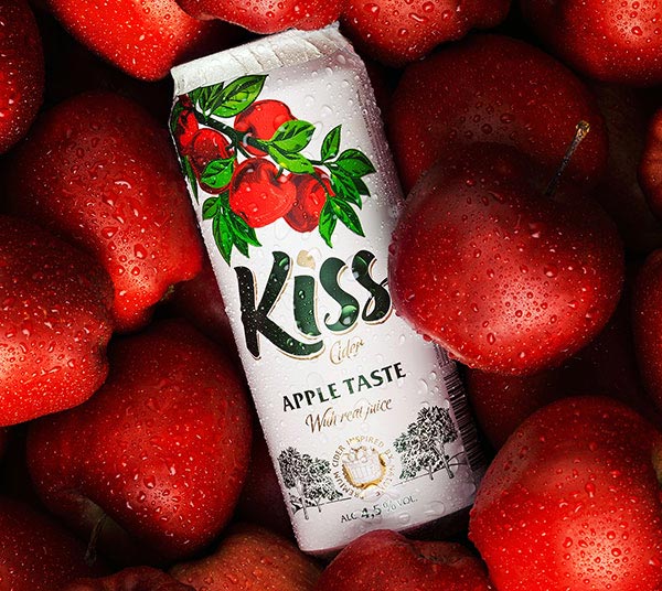 Kiss Cider 果酒包裝設(shè)計-上海包裝設(shè)計公司