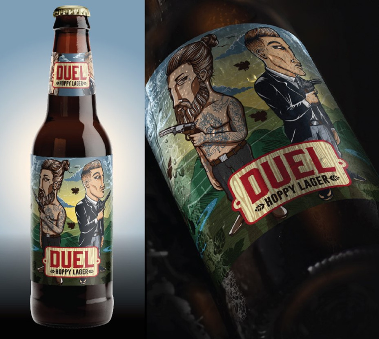 說明性啤酒標(biāo)簽設(shè)計-上海包裝設(shè)計公司