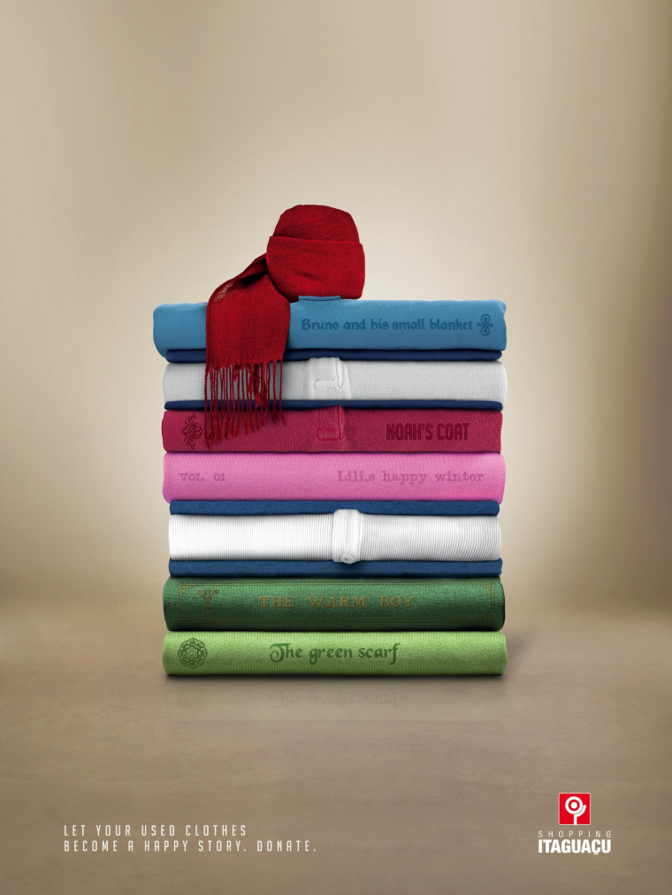 巴西二手衣物捐贈(zèng)創(chuàng)意公益廣告“動(dòng)人故事”篇-上海設(shè)計(jì)公司