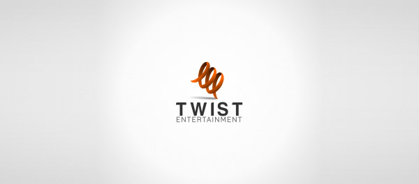 扭曲娛樂螺旋標志設(shè)計-上海標志設(shè)計公司