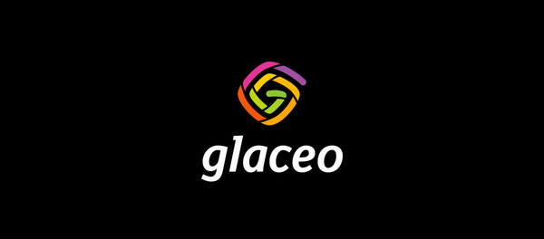 Glaceo螺旋標志設(shè)計-上海標志設(shè)計公司