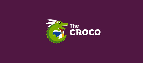 The Croco鱷魚標志設計-上海標志設計公司 The Croco鱷魚標志設計-上海標志設計公司