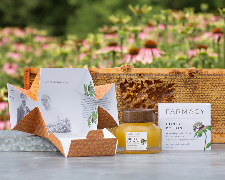 Farmacy 農(nóng)場品牌蜂蜜產(chǎn)品護膚品包裝設(shè)計瓶形設(shè)計-上海包裝設(shè)計公司 Farmacy 農(nóng)場品牌蜂蜜產(chǎn)品護膚品包裝設(shè)計瓶形設(shè)計-上海包裝設(shè)計公司