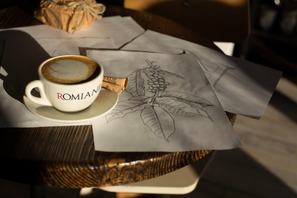 Romiani 速溶咖啡品牌形象設(shè)計-logo設(shè)計與網(wǎng)站設(shè)計-上海品牌設(shè)計公司