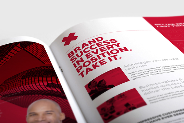 精英設計公司 Bifold 2色企業(yè)宣傳手冊設計模板-上海畫冊設計公司