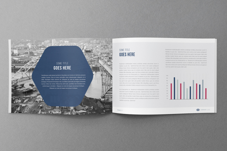 商務(wù)風(fēng)格品牌藍色公司簡介手冊設(shè)計上海畫冊設(shè)計公司