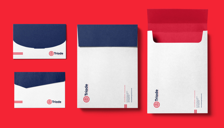 Tríade 工業(yè)品檢測企業(yè)logo設(shè)計品牌VI形象設(shè)計-上海品牌設(shè)計公司