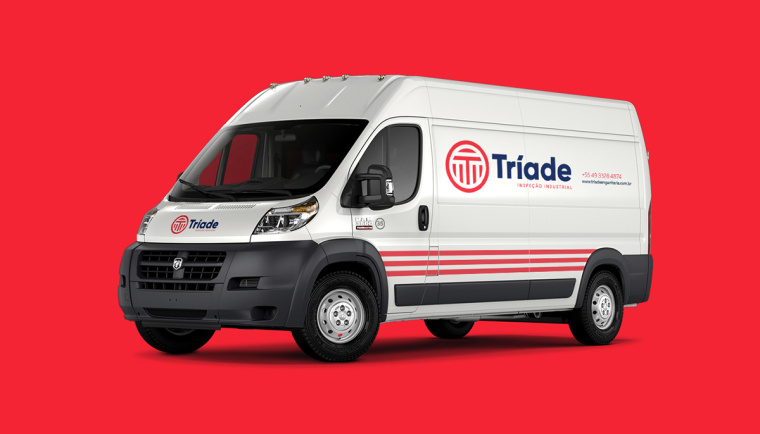 Tríade 工業(yè)品檢測企業(yè)logo設(shè)計品牌VI形象設(shè)計-上海品牌設(shè)計公司