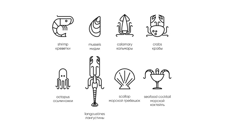 Chetverg - 魚日餐廳魚品牌VI形象設(shè)計(jì)-網(wǎng)站圖標(biāo)設(shè)計(jì)上海餐飲品牌VI設(shè)計(jì)公司