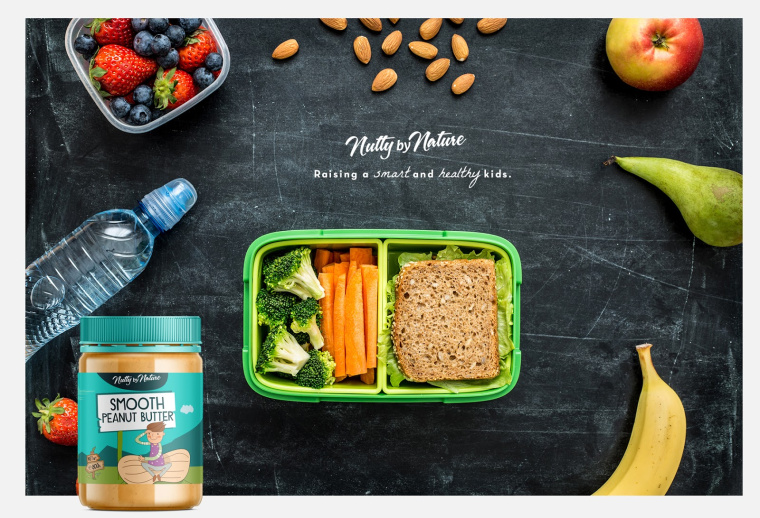 自然堅果兒童花生醬包裝設計”插畫故事版“-上海嬰童產品包裝設計公司欣賞 自然堅果兒童花生醬包裝設計”插畫故事版“-上海嬰童產品包裝設計公司欣賞