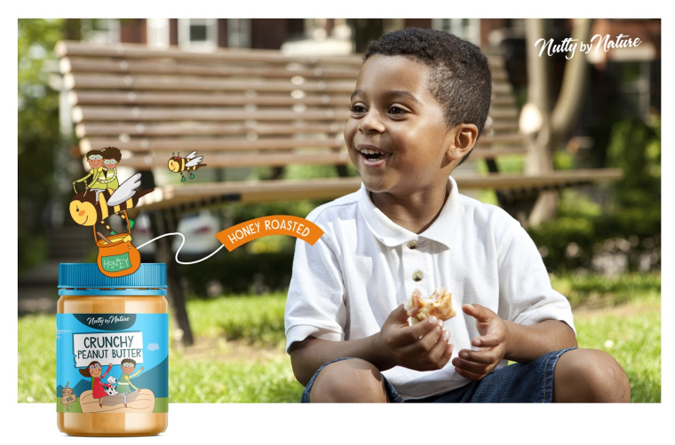 自然堅果兒童花生醬包裝設計”插畫故事版“-上海嬰童產品包裝設計公司欣賞 自然堅果兒童花生醬包裝設計”插畫故事版“-上海嬰童產品包裝設計公司欣賞