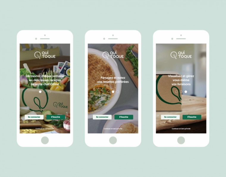 QUI TOQUE 外賣食材餐飲app界面設(shè)計-上海品牌設(shè)計公司 QUI TOQUE 外賣食材餐飲app界面設(shè)計-上海品牌設(shè)計公司
