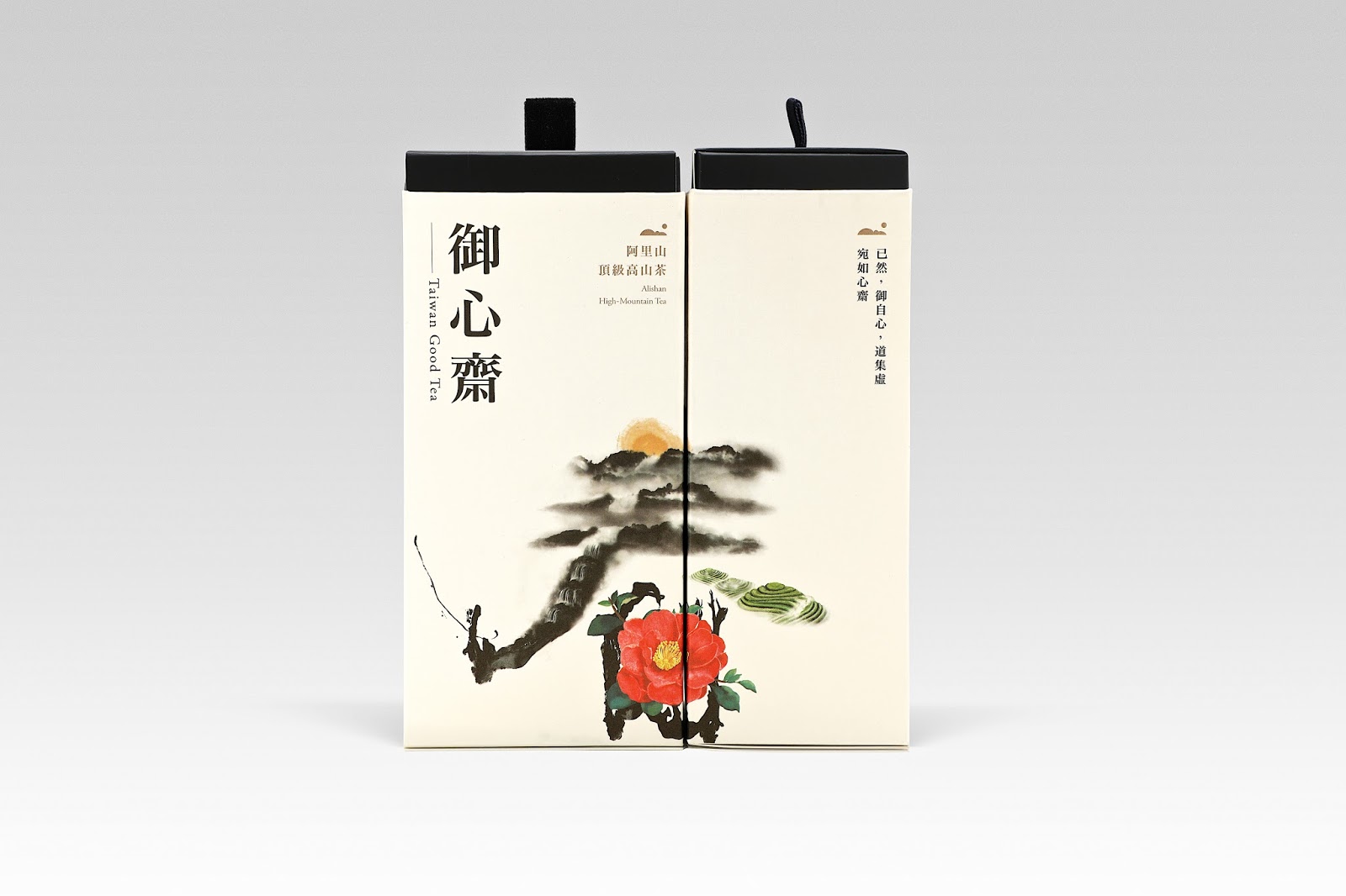 水墨山水風(fēng)格暮光阿里山高山茶茶葉禮盒包裝設(shè)計(jì)-上海包裝設(shè)計(jì)公司分享