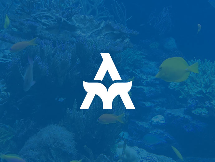 上海logo設(shè)計(jì)公司分享:2017年40個(gè)令人驚奇的Logo設(shè)計(jì)圖片欣賞-字母A+魚尾巴的創(chuàng)意水族館logo 上海logo設(shè)計(jì)公司分享:2017年40個(gè)令人驚奇的Logo設(shè)計(jì)圖片欣賞-字母A+魚尾巴的創(chuàng)意水族館logo