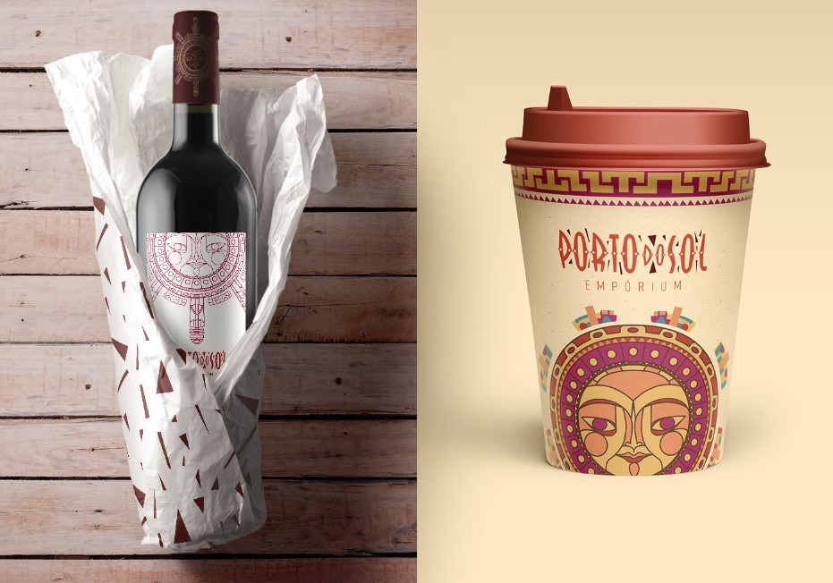 巴西民族餐廳印加文化餐飲品牌VI形象設(shè)計logo設(shè)計-上海品牌VI形象設(shè)計公司