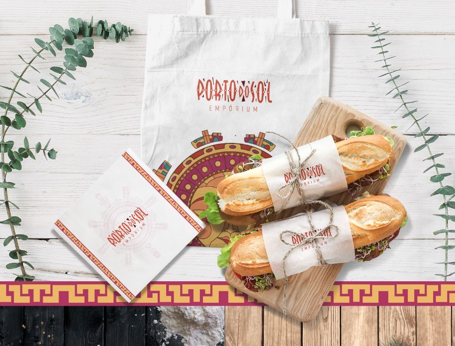 巴西民族餐廳印加文化餐飲品牌VI形象設(shè)計logo設(shè)計-上海品牌VI形象設(shè)計公司