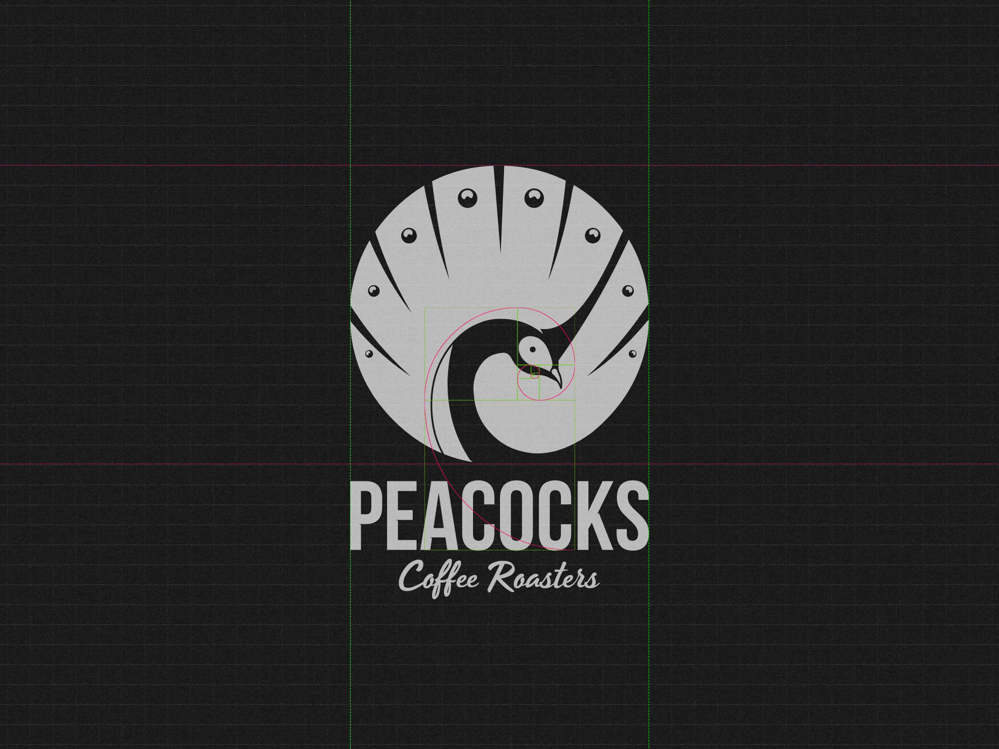 意大利孔雀咖啡烘焙品牌極簡(jiǎn)主義平面幾何孔雀LOGO設(shè)計(jì)方格制圖規(guī)范-上海品牌logo設(shè)計(jì)公司 意大利孔雀咖啡烘焙品牌極簡(jiǎn)主義平面幾何孔雀LOGO設(shè)計(jì)方格制圖規(guī)范-上海品牌logo設(shè)計(jì)公司