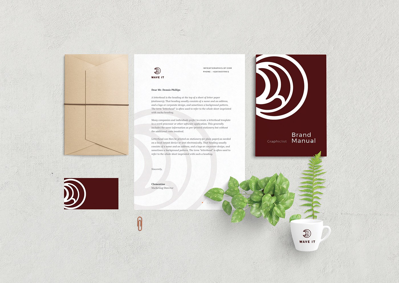 Wave It 頭發(fā)護理產(chǎn)品品牌發(fā)型品牌抽象波形寫意logo設計品牌VI形象設計