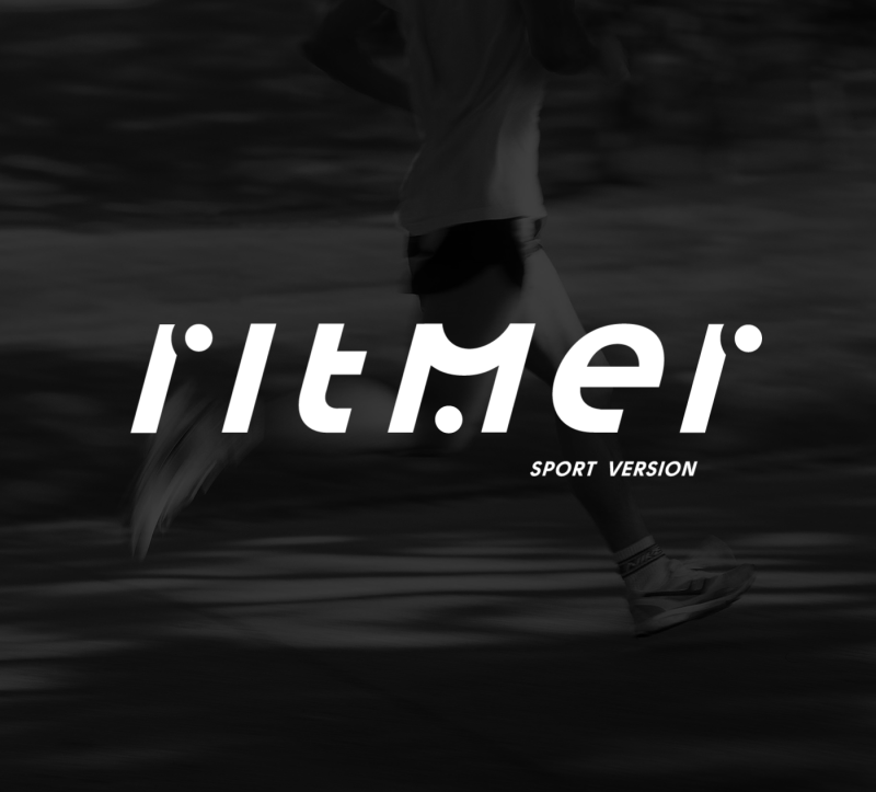 RITMER個人心電圖隨身健康監(jiān)測儀器LOGO設(shè)計品牌形象設(shè)計-上海醫(yī)療健康品牌logo設(shè)計公司