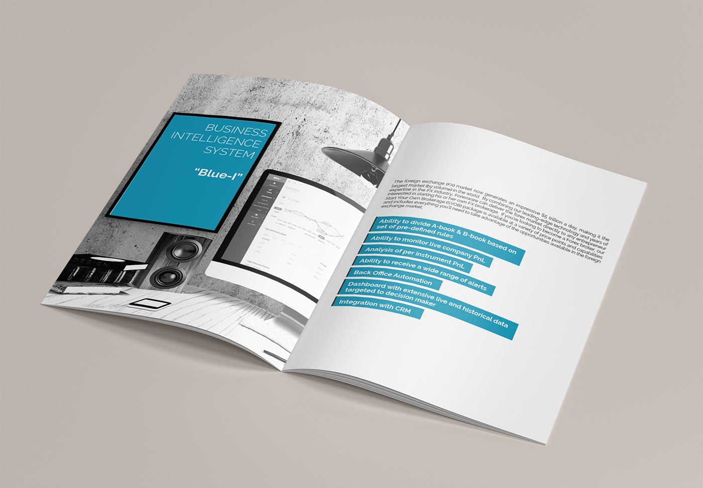 塞浦路斯自貿(mào)科技公司藍色簡約風(fēng)格宣傳冊-上海宣傳畫冊設(shè)計公司