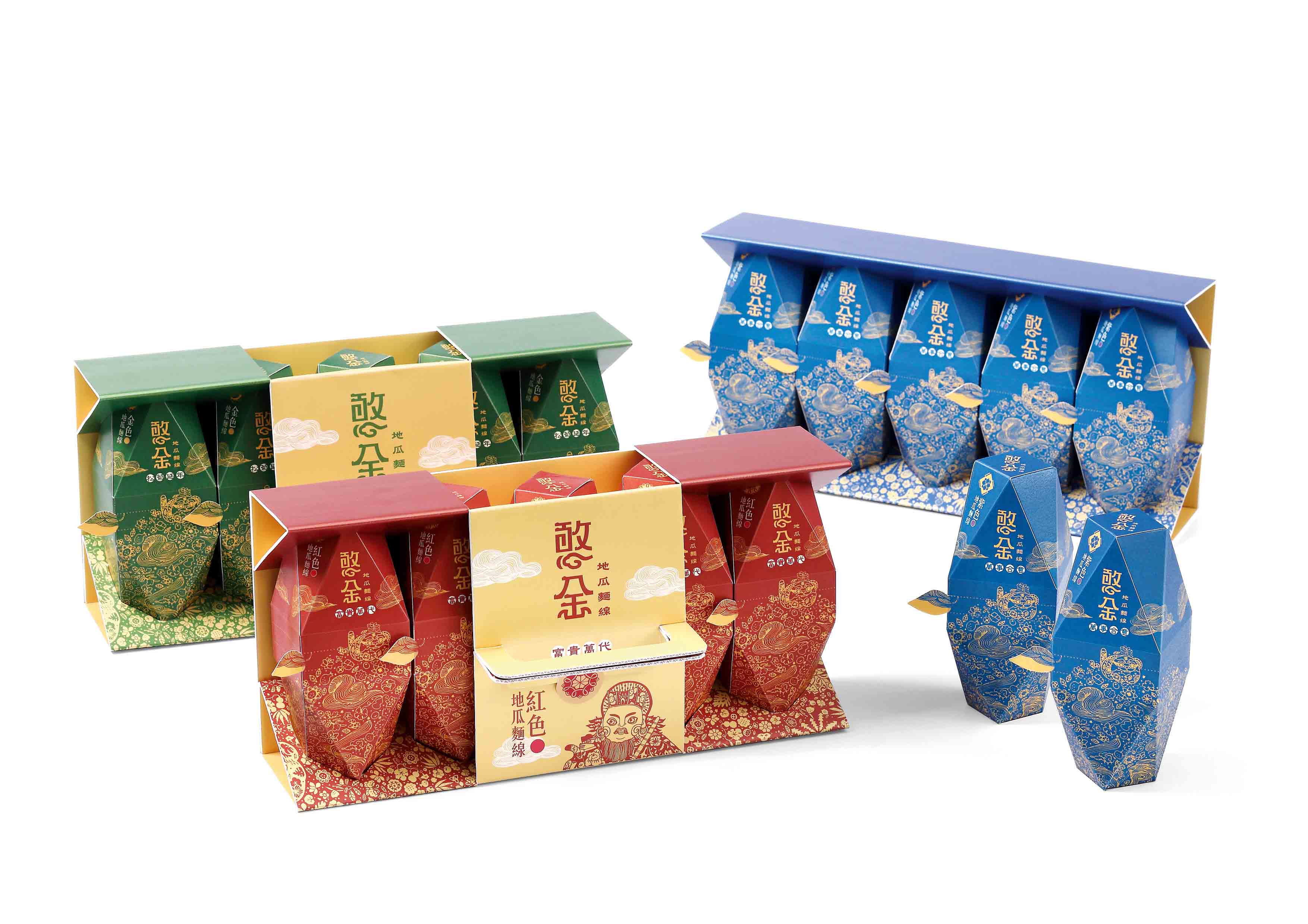 臺(tái)灣傳統(tǒng)民族風(fēng)插畫創(chuàng)意面條包裝-上海包裝設(shè)計(jì)公司
