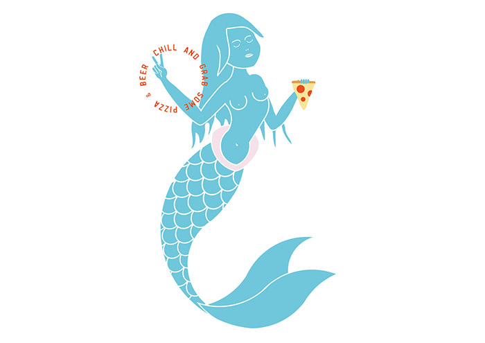 美人魚(yú)插畫(huà)風(fēng)啤酒包裝設(shè)計(jì)-上海包裝設(shè)計(jì)公司