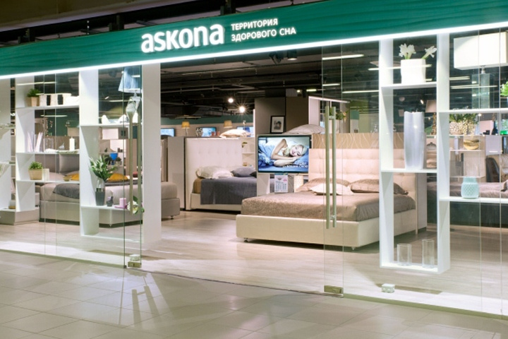 俄羅斯Askona 健康睡眠用品床墊和臥室家具品牌專賣店設(shè)計(jì)-上海品牌設(shè)計(jì)公司