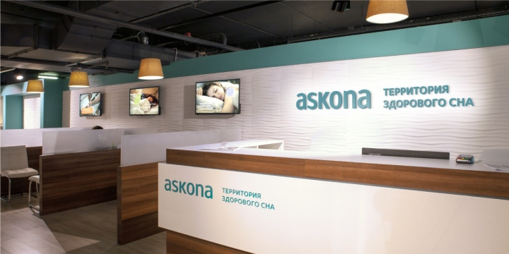 俄羅斯Askona 健康睡眠用品床墊和臥室家具品牌專賣店設(shè)計(jì)-上海品牌設(shè)計(jì)公司