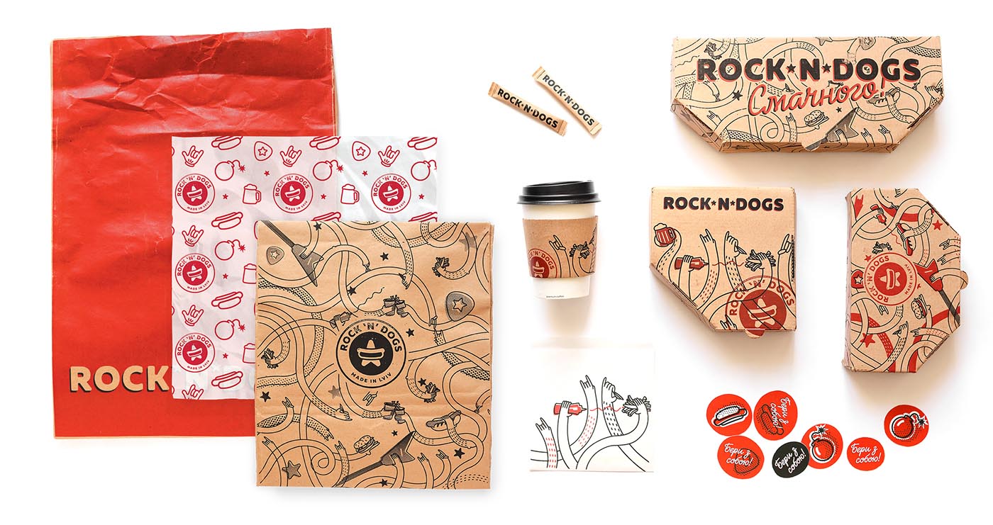 上海品牌包裝設(shè)計(jì)公司欣賞:ROCK ''''N DOG外賣快餐盒手繪插畫包裝設(shè)計(jì) 上海品牌包裝設(shè)計(jì)公司欣賞:ROCK ''''N DOG外賣快餐盒手繪插畫包裝設(shè)計(jì)