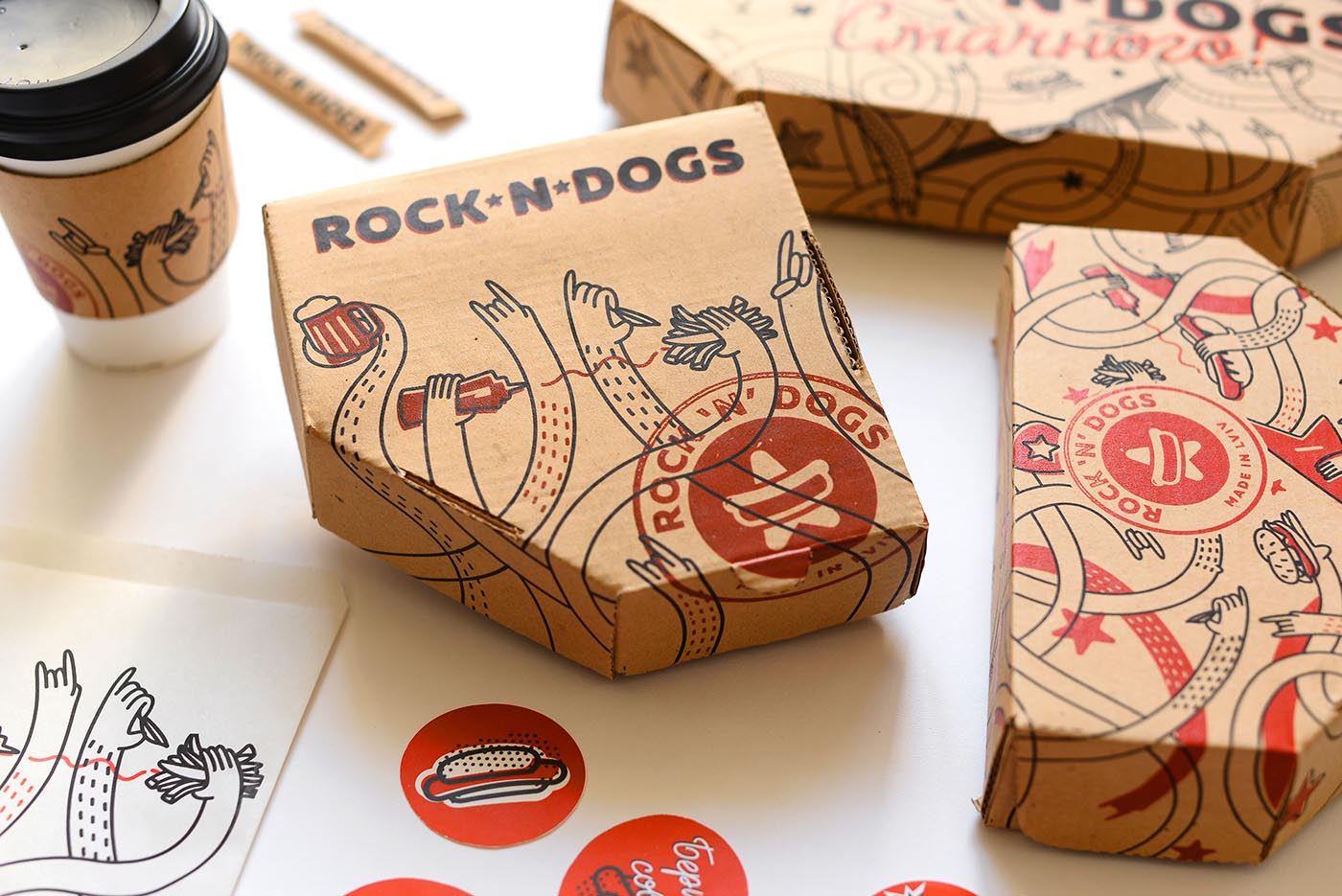 上海品牌包裝設(shè)計(jì)公司欣賞:ROCK ''''N DOG外賣快餐盒手繪插畫包裝設(shè)計(jì) 上海品牌包裝設(shè)計(jì)公司欣賞:ROCK ''''N DOG外賣快餐盒手繪插畫包裝設(shè)計(jì)