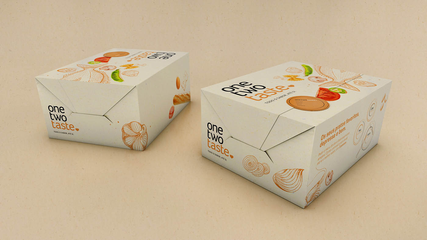 上海包裝設(shè)計公司分享：一二味沙拉品牌插畫與真實圖像相結(jié)合的包裝設(shè)計