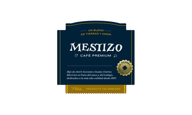 Mestizo 金屬罐裝咖啡概念包裝logo設(shè)計欣賞-上海包裝設(shè)計公司