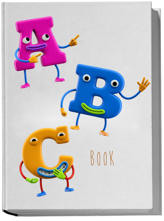 卡通人物造型創(chuàng)意英文字體設計-上海品牌設計公司