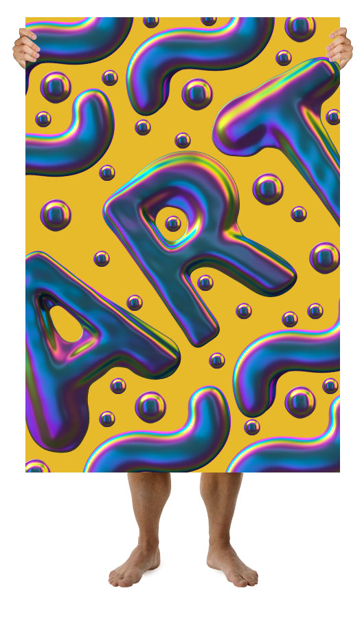 立體水感多彩創(chuàng)意英文字體設計-上海品牌設計公司