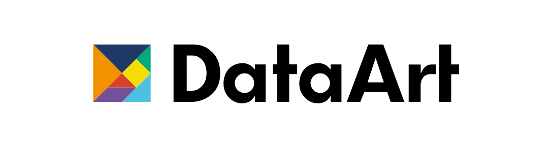 全球軟件技術(shù)咨詢公司DataArt全球品牌形象重塑設(shè)計-七巧板彩色logo設(shè)計