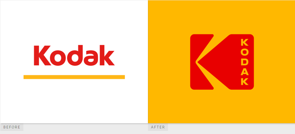 柯達(dá)（Kodak）重塑LOGO標(biāo)識形象設(shè)計(jì)