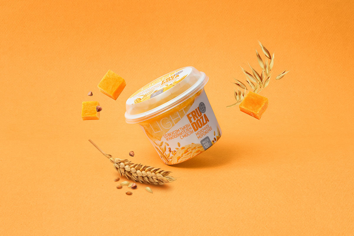 充滿健康味道的FRUDOZA Light- 低熱量冰淇淋包裝設(shè)計(jì)
