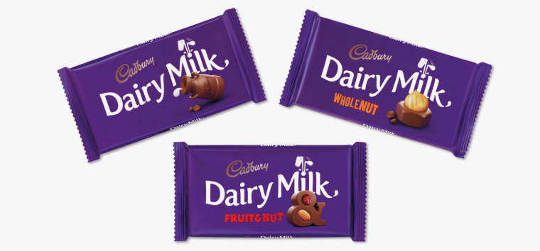 吉百利牛奶巧克力品牌設(shè)計(jì)包裝設(shè)計(jì)欣賞