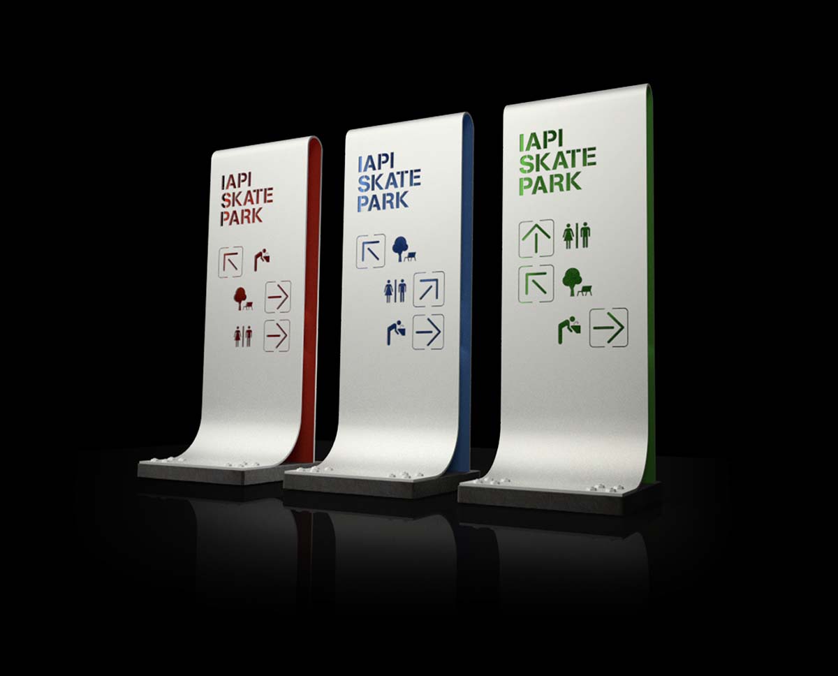 IAPI滑板主題公園導視系統(tǒng)設(shè)計-上海導視設(shè)計公司