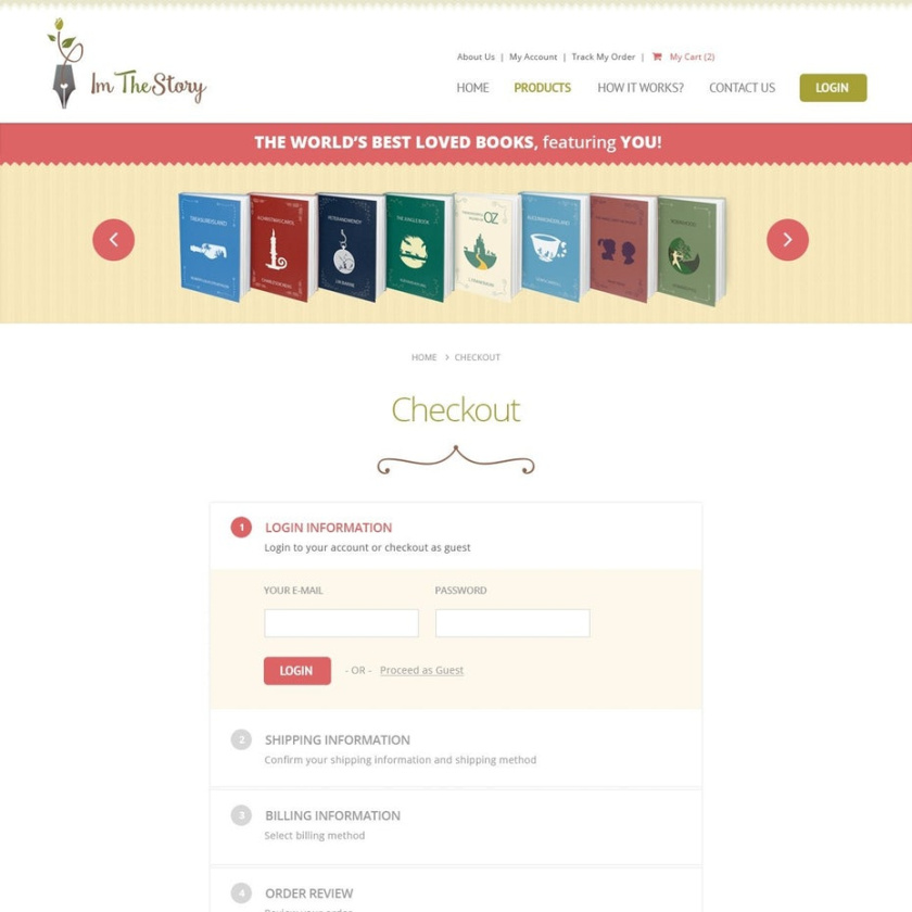優(yōu)秀電商網(wǎng)站設(shè)計(jì)的11個(gè)重要提示-讓結(jié)帳變得輕而易舉-我是The Story網(wǎng)站設(shè)計(jì)