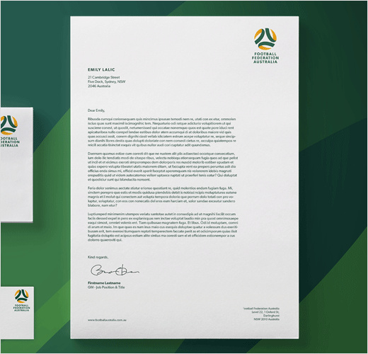 澳大利亞足球聯(lián)合協(xié)會推出新標志設計-vi設計