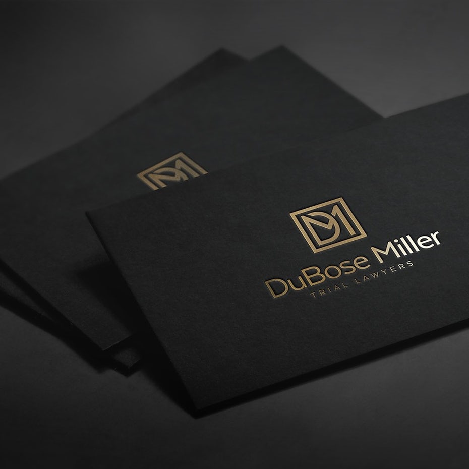 金箔logo設(shè)計-優(yōu)雅的律師標(biāo)志設(shè)計