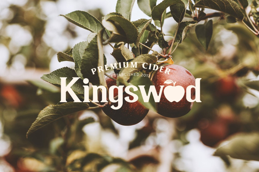 Kingswood蘋果酒包裝標簽設計-logo設計