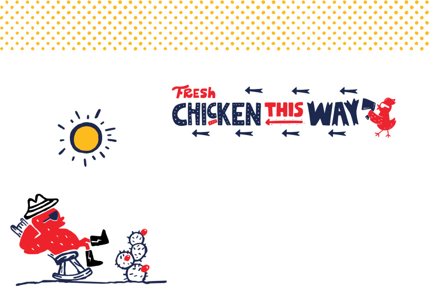 老板牌雞肉炸雞漢堡快餐品牌形象設(shè)計與外賣產(chǎn)品包裝設(shè)計“詼諧和時髦的插畫”