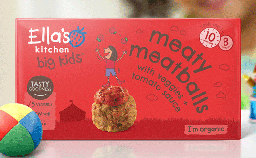 Ella''s Kitchen兒童冷凍食品系列新品logo設(shè)計(jì)包裝設(shè)計(jì)