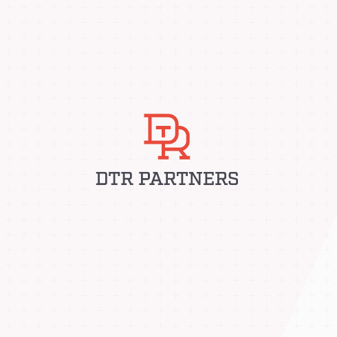 字母組合單色徽標(biāo)logo設(shè)計-DTR Partners徽標(biāo)logo設(shè)計