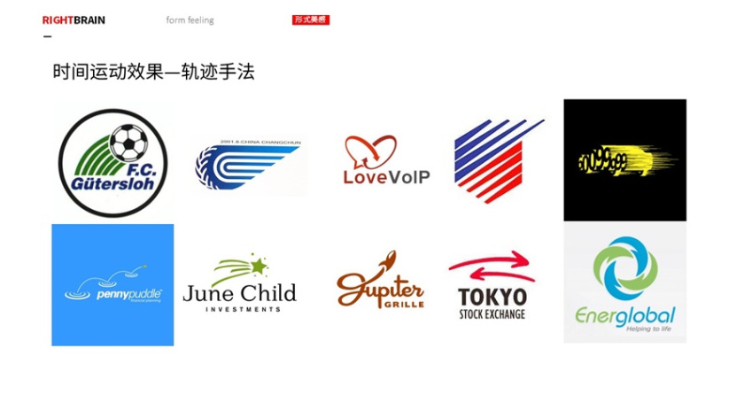 logo圖形的造型手法-時(shí)間運(yùn)動-軌跡手法