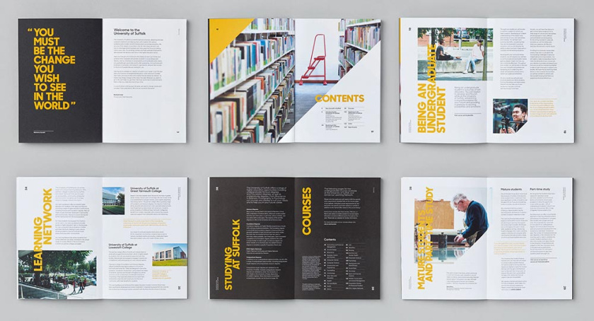 薩福克大學(xué)宣傳冊設(shè)計