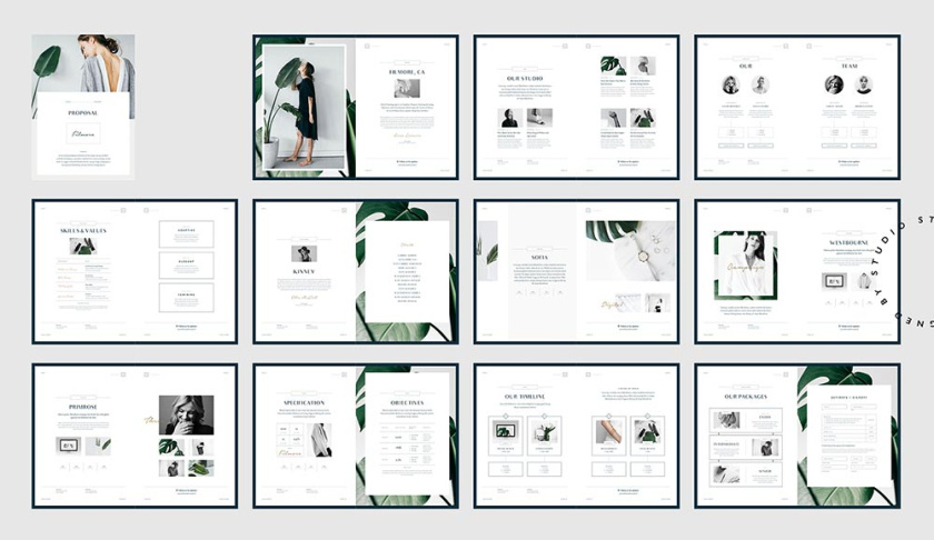 Filmore Fashion Proposal美麗的宣傳冊設(shè)計2019年靈感